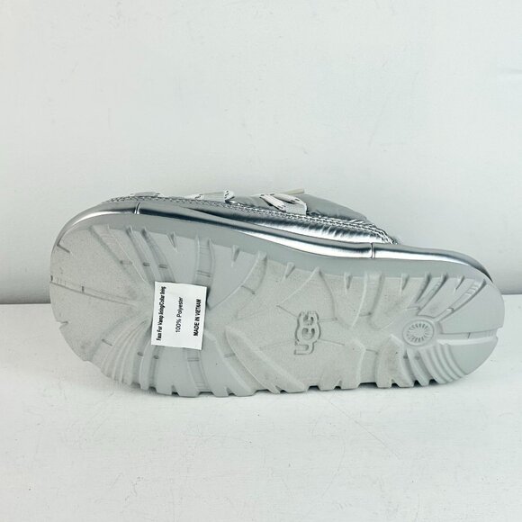 Women 8 - UGG HI Shine Spaceslider Slide Silver Sandal - Picture 8 of 8
